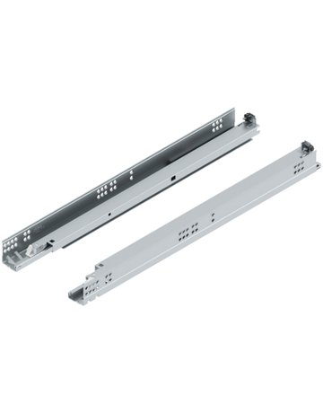 TANDEM plus TIP-ON Vollauszug, Führung, 30 kg, NL=600 mm, für Kupplung, links/rechts, verzinkt - Blum