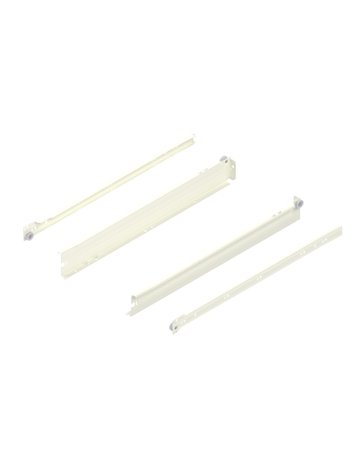 METABOX Stahlzarge, N (54 mm), Teilauszug, NL=500 mm, Steckversion, links/rechts, R9001 cremeweiss - Blum