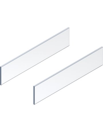 MERIVOBOX Einschubelement - Seite, Höhe E (95 mm), NL=500 mm, Glas klar, 2 St. im Set, klar - Blum