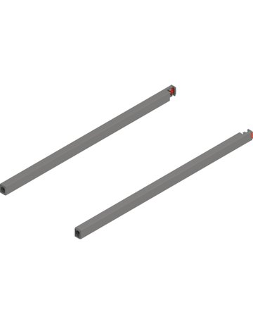 MERIVOBOX Längsreling, NL=450 mm, links/rechts, indiumgrau matt - Blum