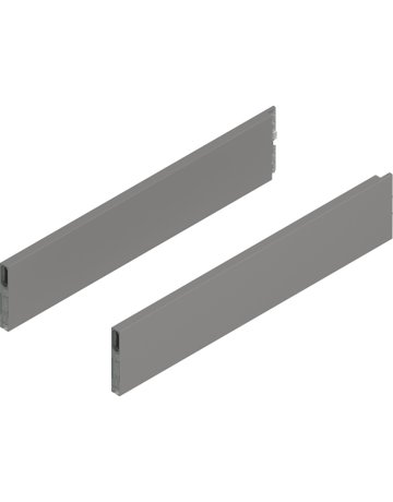 MERIVOBOX BOXCAP, NL=500 mm, Höhe E, links/rechts, indiumgrau matt - Blum