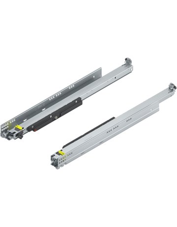 MOVENTO mit TIP-ON, Vollauszug, Führung, 70 kg, NL=600 mm, für Kupplung, links/rechts, verzinkt - Blum