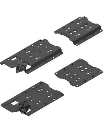 REVEGO uno, Pocketverbinder (Set), für Anwendung ohne Sockel, für Pocketseitendicke 15 bis 19 mm, links, schwarz - Blum