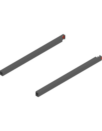 MERIVOBOX Längsreling, NL=350 mm, links/rechts, oriongrau matt - Blum