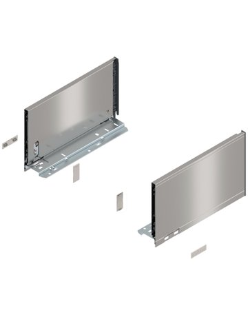 LEGRABOX Zarge, Höhe C (177 mm), NL=300 mm, links/rechts, für LEGRABOX pure, inox-gebür.-lackiert - Blum