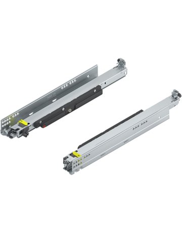 MOVENTO mit TIP-ON, Vollauszug, Führung, 70 kg, NL=450 mm, für Kupplung, links/rechts, verzinkt - Blum