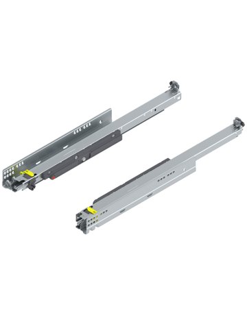 MOVENTO mit TIP-ON, Vollauszug, Führung, 40 kg, NL=550 mm, für Kupplung, links/rechts, verzinkt - Blum