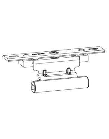 Kippflügelband UNI-JET M6 o.Nut NL Ü=18mm - GU