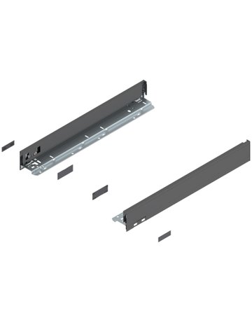 LEGRABOX Zarge, Höhe N (66.5 mm), NL=500 mm, links/rechts, für LEGRABOX pure, oriongrau matt - Blum