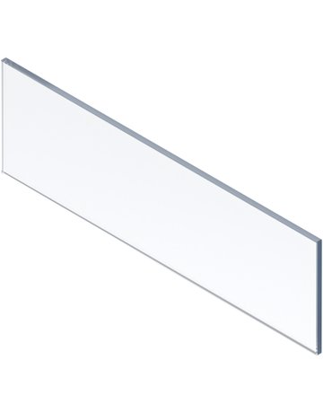 MERIVOBOX Einschubelement - Vorne, Höhe E (142.5 mm), KB=600 mm (18/19 mm), Glas klar, klar - Blum
