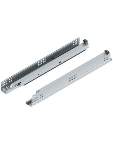 TANDEM plus TIP-ON Vollauszug, Führung, 30 kg, NL=520 mm, für Kupplung, links/rechts, verzinkt - Blum