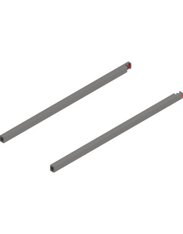 MERIVOBOX Längsreling, NL=500 mm, links/rechts, indiumgrau matt - Blum