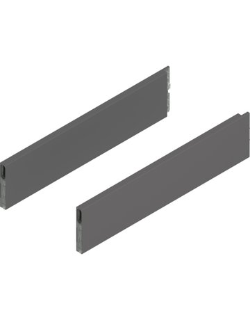 MERIVOBOX BOXCAP, NL=450 mm, Höhe E, links/rechts, oriongrau matt - Blum