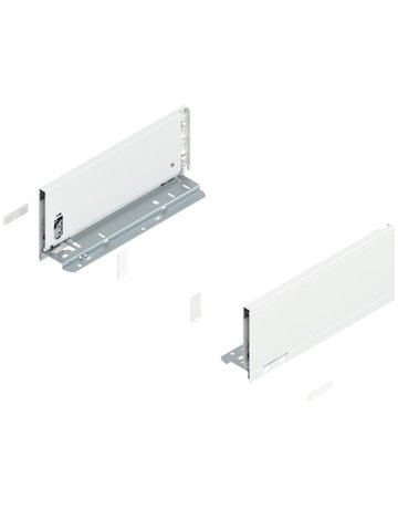 LEGRABOX Zarge, Höhe K (128.5 mm), NL=300 mm, links/rechts, für LEGRABOX pure, seidenweiss matt - Blum