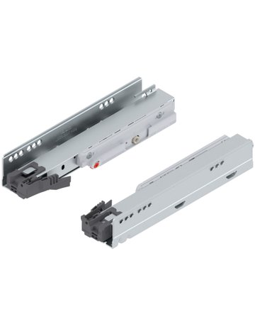 LEGRABOX Korpusschiene mit TIP-ON, Vollauszug, 40 kg, NL=270 mm, links/rechts, verzinkt - Blum