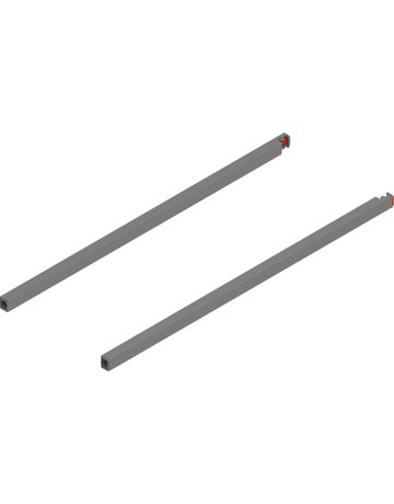 MERIVOBOX Längsreling, NL=550 mm, links/rechts, indiumgrau matt - Blum