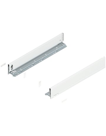 LEGRABOX Zarge, Höhe M (90.5 mm), NL=550 mm, links/rechts, für LEGRABOX pure, seidenweiss matt - Blum