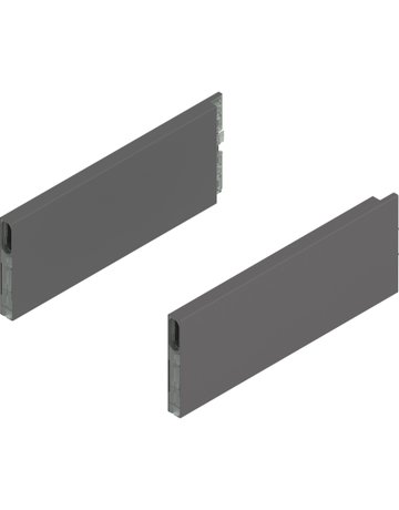 MERIVOBOX BOXCAP, NL=270 mm, Höhe E, links/rechts, oriongrau matt - Blum