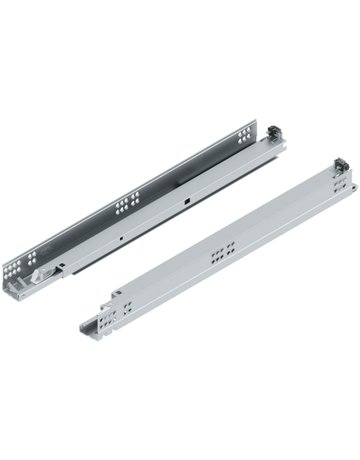 TANDEM plus TIP-ON Vollauszug, Führung, 30 kg, NL=550 mm, für Kupplung, links/rechts, verzinkt - Blum