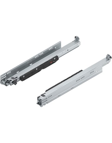 MOVENTO mit BLUMOTION S, Vollauszug, Führung, 70 kg, NL=500 mm, für Kupplung, links/rechts, verzinkt