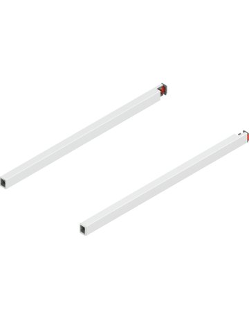 MERIVOBOX Längsreling, NL=400 mm, links/rechts, seidenweiss matt - Blum
