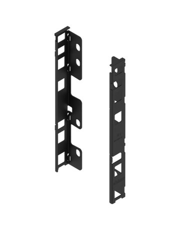 LBX Holzrückwandhalter, H=193 mm carbonschwarz matt - Blum