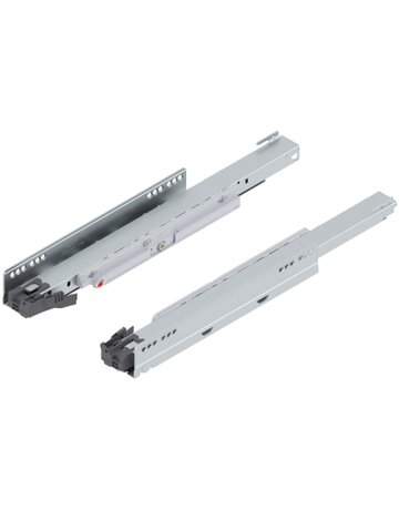 LEGRABOX Korpusschiene mit TIP-ON, Vollauszug, 40 kg, NL=450 mm, links/rechts, verzinkt - Blum