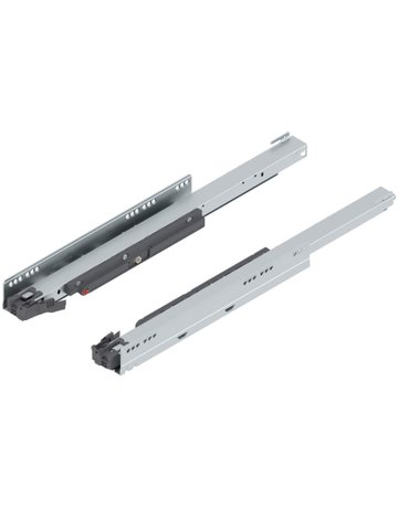 LEGRABOX Korpusschiene mit TIP-ON, Vollauszug, 40 kg, NL=550 mm, links/rechts, verzinkt - Blum