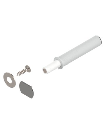TIP-ON für Türen (Set), Kurzversion, mit Magnet, seidenweiss - Blum