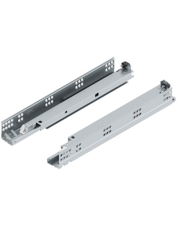 TANDEM plus TIP-ON Vollauszug, Führung, 30 kg, NL=380 mm, für Kupplung, links/rechts, verzinkt - Blum