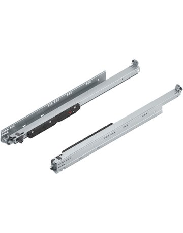 MOVENTO mit BLUMOTION S, Vollauszug, Führung, 70 kg, NL=650 mm, für Kupplung, links/rechts, verzinkt