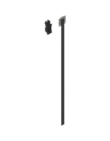 CABLOXX Sperrstange, Set (Sperrstange, Distanzst., Abschlussstück, Aufnahme, Bohrlehre), LKH=562 mm, roh - Blum