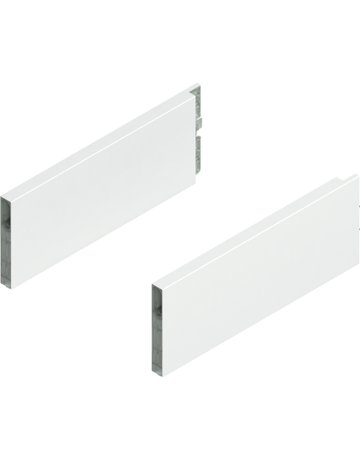 MERIVOBOX BOXCAP, NL=270 mm, Höhe E, links/rechts, seidenweiss matt - Blum