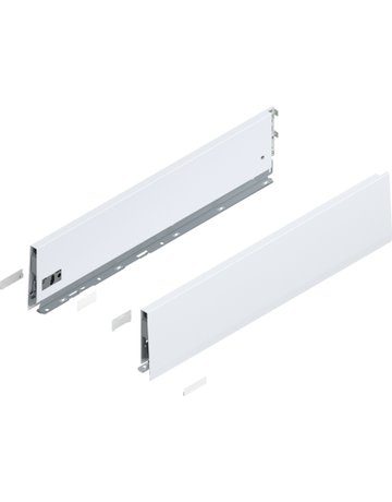 MBX K-Zargen (129 mm) NL=550 mm, seidenweiß - Blum