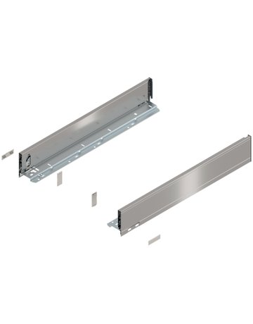 LEGRABOX Zarge, Höhe M (90.5 mm), NL=550 mm, links/rechts, für LEGRABOX pure, inox-gebür.-lackiert - Blum