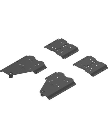 REVEGO duo, Pocketverbinder (Set), für Anwendung mit Sockel, für Pocketseitendicke 18 bis 19 mm, schwarz - Blum