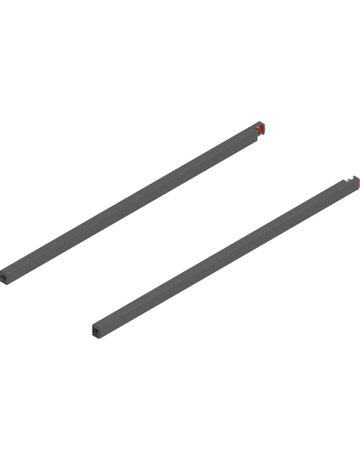 MERIVOBOX Längsreling, NL=550 mm, links/rechts, oriongrau matt - Blum