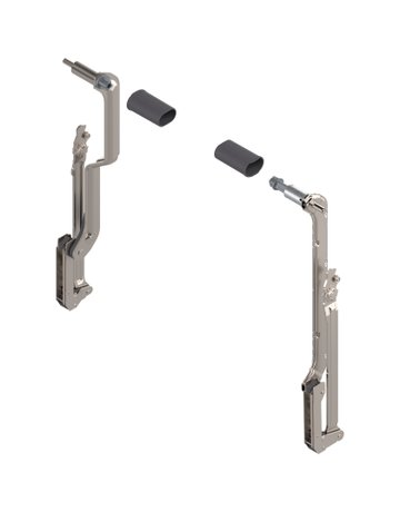 AVENTOS HL Hochliftklappe, Hebel (Set), KH=450-580 mm, links/rechts, für SERVO-DRIVE, vernickelt - Blum