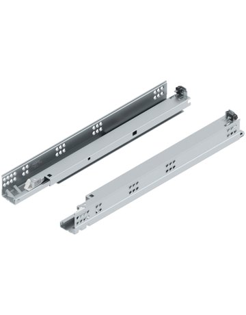 TANDEM plus TIP-ON Vollauszug, Führung, 30 kg, NL=450 mm, für Kupplung, links/rechts, verzinkt - Blum