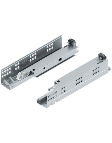 TANDEM plus TIP-ON Vollauszug, Führung, 30 kg, NL=250 mm, für Kupplung, links/rechts, verzinkt - Blum