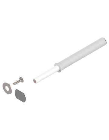 TIP-ON für Türen (Set), Langversion, mit Magnet, seidenweiss - Blum