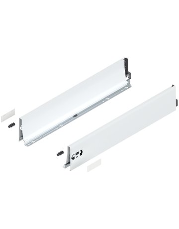 TANDEMBOX Zarge, Höhe K (115 mm), NL=600 mm, links/rechts, für TANDEMBOX antaro, seidenweiss - Blum