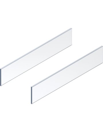 MERIVOBOX Einschubelement - Seite, Höhe E (95 mm), NL=550 mm, Glas klar, 2 St. im Set, klar - Blum