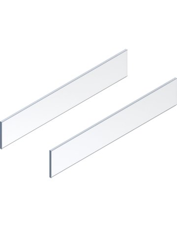 MERIVOBOX Einschubelement - Seite, Höhe E (95 mm), NL=600 mm, Glas klar, 2 St. im Set, klar - Blum
