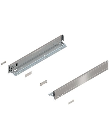 LEGRABOX Zarge, Höhe N (66.5 mm), NL=500 mm, links/rechts, für LEGRABOX pure, inox-gebür.-lackiert - Blum