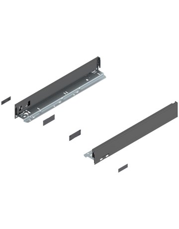 LEGRABOX Zarge, Höhe N (66.5 mm), NL=450 mm, links/rechts, für LEGRABOX pure, oriongrau matt - Blum