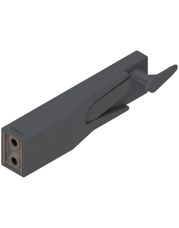 CABLOXX Schließkasten, Set (Schließkasten, Frontstück, Abdeckkappe), oriongrau matt - Blum