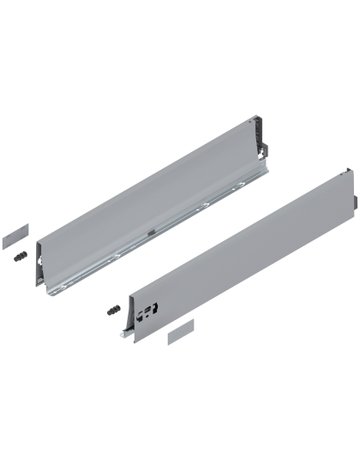 TBX K-Zargen (115 mm) NL=650 mm, weißaluminium - Blum