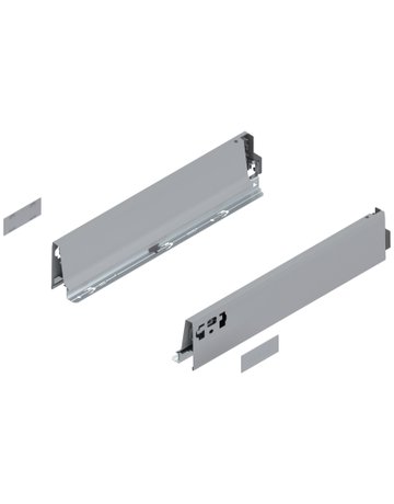 TANDEMBOX Zarge, Höhe M (83 mm), NL=400 mm, links/rechts, für TANDEMBOX intivo/antaro, R9006 weissalumin. - Blum
