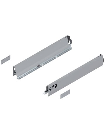 TANDEMBOX Zarge, Höhe N (68 mm), NL=450 mm, links/rechts, für TANDEMBOX intivo/antaro, R9006 weissalumin. - Blum